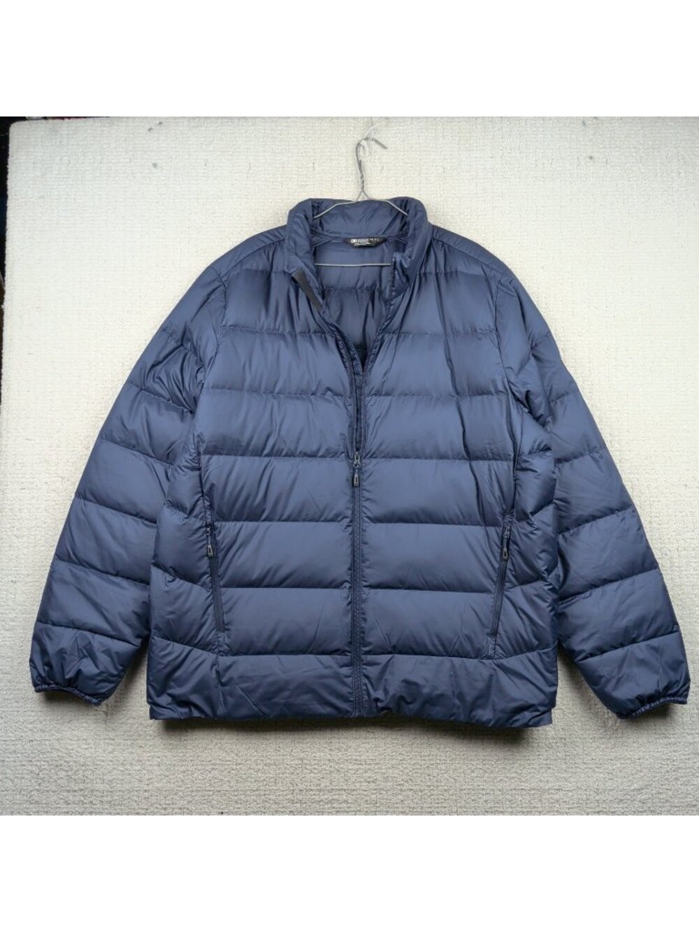 Outdoor Research Jacket Mens 2XL Coldfront Down Puffer Winter Jacket Blue Gorp